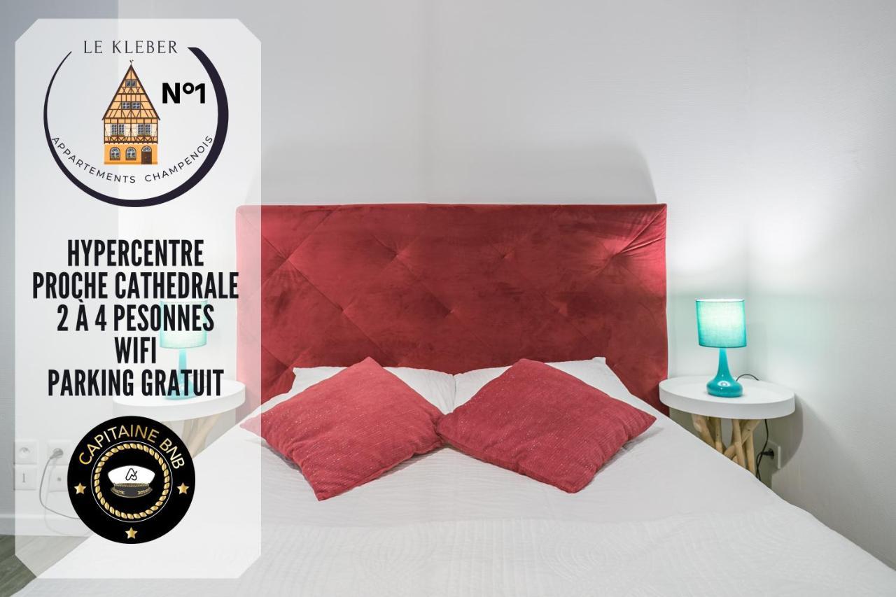 Quartier Cathedrale Centre, Wifi Et Parking - Zen Appart Troyes Exterior foto